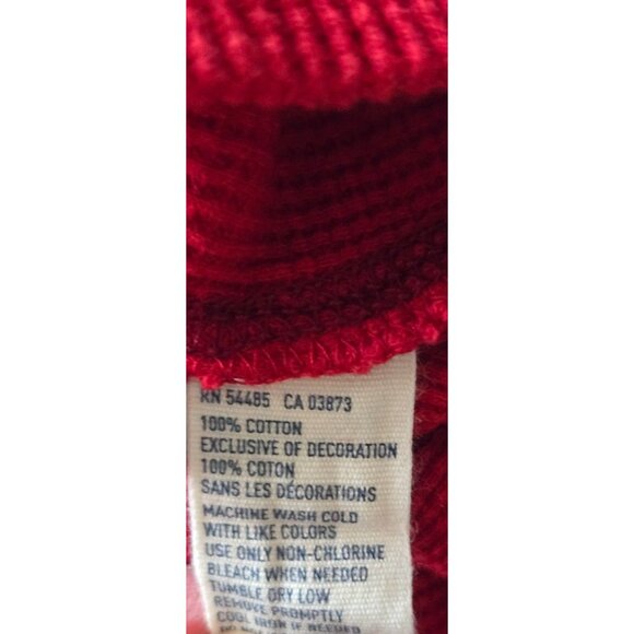 American Eagle Outfitters Men's Waffle Knit Thermal Top Pullover red size XL - Picture 6 of 10